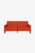 Dorel Home - Sovesofa stof, tuftet Porter - Orange - Sovesofaer - - Ho...