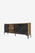 Hanah Home - Aflastningsbord Venedik - Brun - Skænke & sideboards - - ...