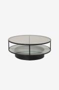 Furniture Fashion - Sofabord Falsterbo, Diameter 100 cm - Transparent ...