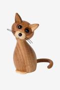 Spring Copenhagen - Trædekoration Kat Lucky The Cat 15,9 cm - Natur - ...