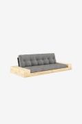 Karup Design - Base Sovesofa m. 2 sidebokse Tre-personers - Grå - Sove...