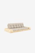 Karup Design - Base Sovesofa m. 2 sidebokse Tre-personers - Beige - So...