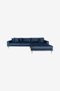 House Nordic - Loungesofa Lido - Blå - 4-pers. sofaer - - Homeroom