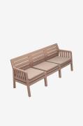 Hanah Home - Garden 3-sæders sofa Louis - Brun - Loungesofaer - - Home...