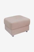 Loft24 - Ottoman Pareli - Hvid - Fodskamler & puffer - - Homeroom