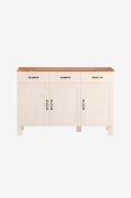 Loft24 - Skænk Alby 3 døre/3 skuffer - Hvid - Skænke & sideboards - - ...