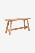 House Nordic - Bænk Barcelona, teak, 90x25xh45 cm - Brun - Bænke - - H...