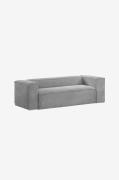 Kave Home - Sofa 2-pers. Blok - Grå - 3-pers. sofaer - - Homeroom