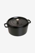 Staub - Gryde La Cocotte rund 30 cm, 8,35 l - Sort - Gryder & kasserol...