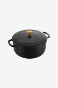 Staub - Gjutjärnsgryta 24 cm - Sort - Gryder & kasseroller - - Homeroo...