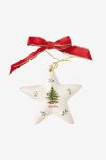 Spode - Juledekoration Stjerne Christmas Tree højde 7 cm - Hvid - Jule...