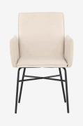 Venture Home - Spisebordsstol Petra - Beige - Stole med armlæn - - Hom...