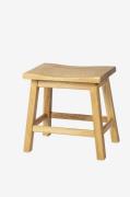 Wood Furniture - Skammel i eg Wave - Brun - Skamler - - Homeroom