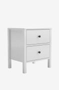Hanah Home - Natbord Leon - Hvid - Sengeborde - - Homeroom
