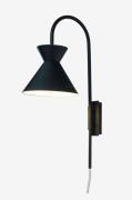 Aneta Lighting - Væglampe Coni - Sort - Væglamper - - Homeroom