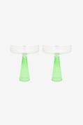 Brut Homeware - Coupe Claude 2-pack - Transparent - Vinglas - - Homero...