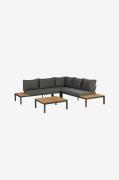 WOOOD - Loungesæt La Vida med hynder - Brun - Loungemøbler - - Homeroo...