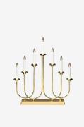Konstsmide - El-lysestage højde 53 cm - Messing - Adventslysestager - ...