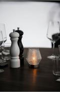 Konstsmide - B/O Led-lys med glas 11 cm - Sølvfarvet - Dekorativ juleb...