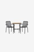 Venture Home - Spisegruppe Holmbeck med 2 stole Peking - Natur - Spise...