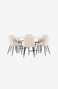Venture Home - Spisebord Copenhagen med stol Night - Beige - Spisegrup...