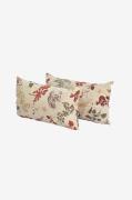 Fritab - Sidepuder Flock - Beige - Pyntepuder - - Homeroom