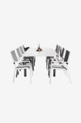 Venture Home - Spisegruppe Marbella med 8 stole Copacabana - Hvid - Sp...