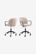 NORDFORM - Patricia skrivebordsstol - Beige - Skrivebordsstole - - Hom...