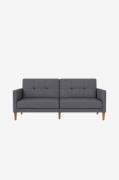 Dorel Home - Sofa 3-personers sovesofa Lilly - Grå - 3-pers. sofaer - ...