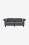 Dorel Home - Sofa 3-personers sovesofa Felix - Grå - 3-pers. sofaer - ...