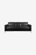Loft24 - Hjørnesofa 3 sæder 1 liggestol højre manuel Lund - Grå - 3-pe...