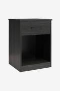 Dorel Home - Natbord med 1 skuffe i Mdf BrEz - Sort - Sengeborde - - H...