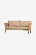 WOOOD - Havebænk 3-personers San Remo - Beige - Loungesofaer - - Homer...
