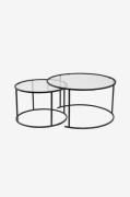 Homitis - Sofabordssæt Aurum Double - Sort - Sofaborde - - Homeroom