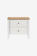 Hanah Home - Natbord Walley - Hvid - Sengeborde - - Homeroom