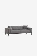 Hanah Home - 3-sæders sovesofa Athena - Grå - Sovesofaer - - Homeroom