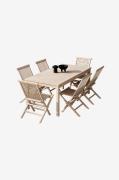 Venture Home - Kenya Spisesæt med stole Kenya - Hvid - Spisegrupper - ...
