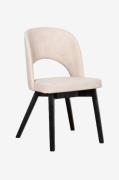 Wood Furniture - Spisebordsstol Michelle, beige, sort - Sort - Stole -...