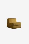 Hanah Home - 1-sædet sovesofa Origami - Gul - Sovesofaer - - Homeroom