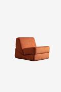 Hanah Home - 1-sædet sovesofa Origami - Orange - Sovesofaer - - Homero...