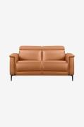 Loft24 - Sofa 2 sæder 1 liggestol Elektrisk Lund - Brun - 2-pers. sofa...
