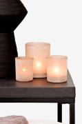 Zelected by Houze - Lysestager Frost 3-pak - Beige - Lysestager & lant...