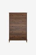 Dorel Home - Kommode med 5 skuffer Farnsworth - Brun - Kommoder - - Ho...