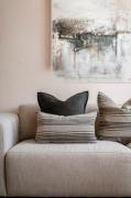Zelected by Houze - Indrammet lærred Venezia Fog - Beige - Julepynt - ...