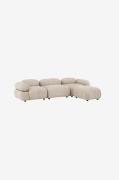 Venture Home - Mika Hjørnesofa - Beige - Sofaer - - Homeroom