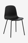 Venture Home - Spisebordsstol Almvik Plast, 2-pak - Sort - Stole - - H...
