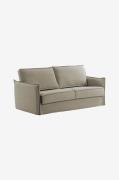 Kave Home - Sovesofa, Samsa 140 cm - Brun - Sovesofaer - - Homeroom