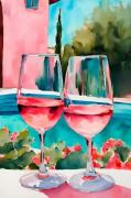 Pelcasa - Plakat Rose am Pool - Rosa - Posters - - Homeroom