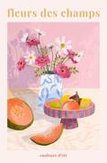 Pelcasa - Plakat Fleur - Rosa - Posters - - Homeroom
