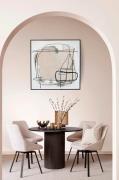Zelected by Houze - Indrammet lærred Moho Mud - Sort - Billeder - - Ho...
